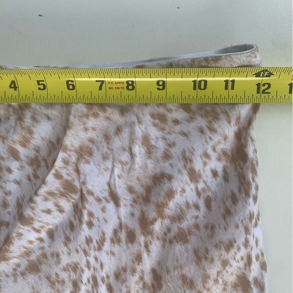 J.Crew skirt Sz XXS drapery cupro-blend flared slip with side slit elastic waist - Picture 5 of 11